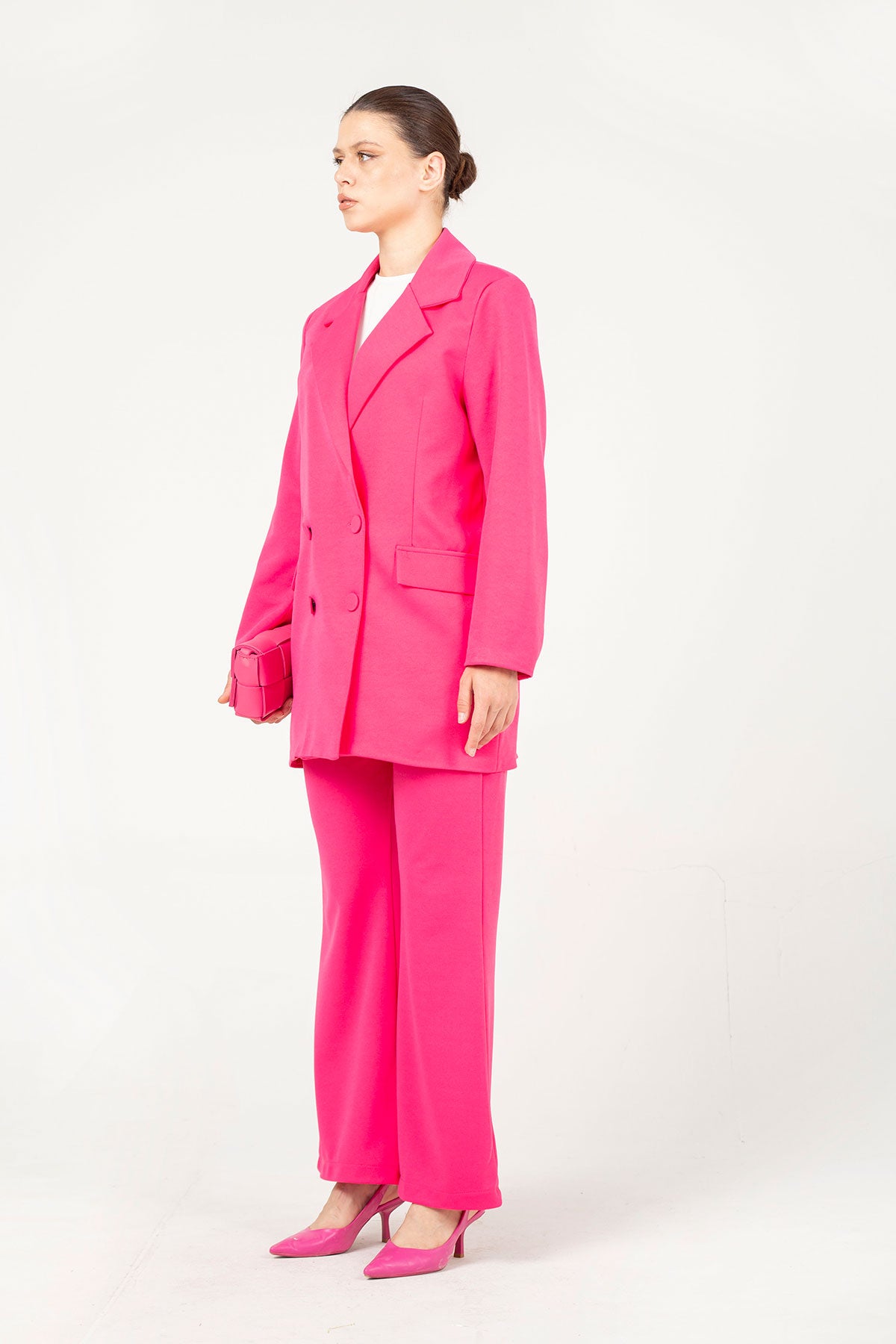 Damen Anzüge in verschiedenen Farben Rosa – Sahara Moda