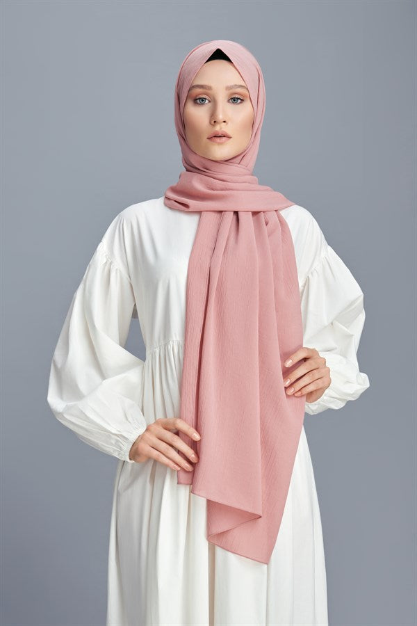 Caz eşarp pembe