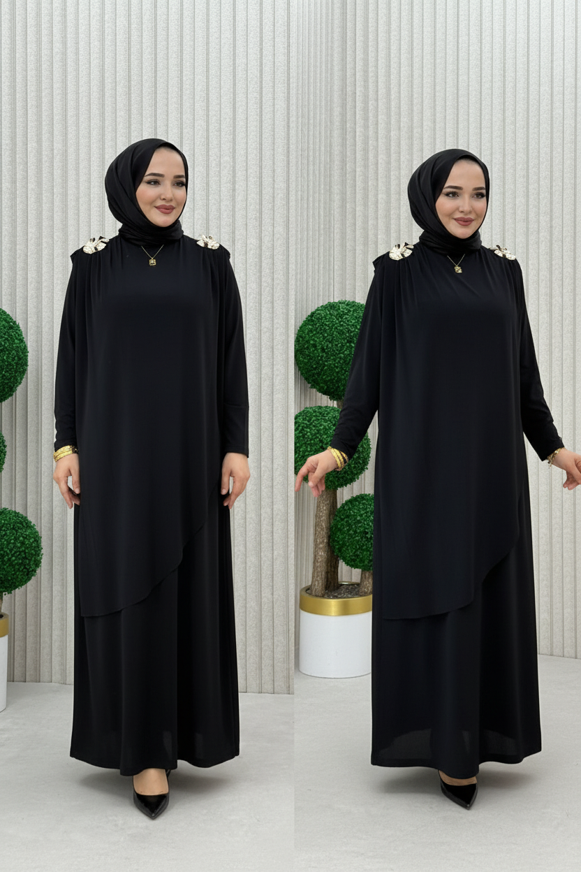 Sapphire Flow Kleid