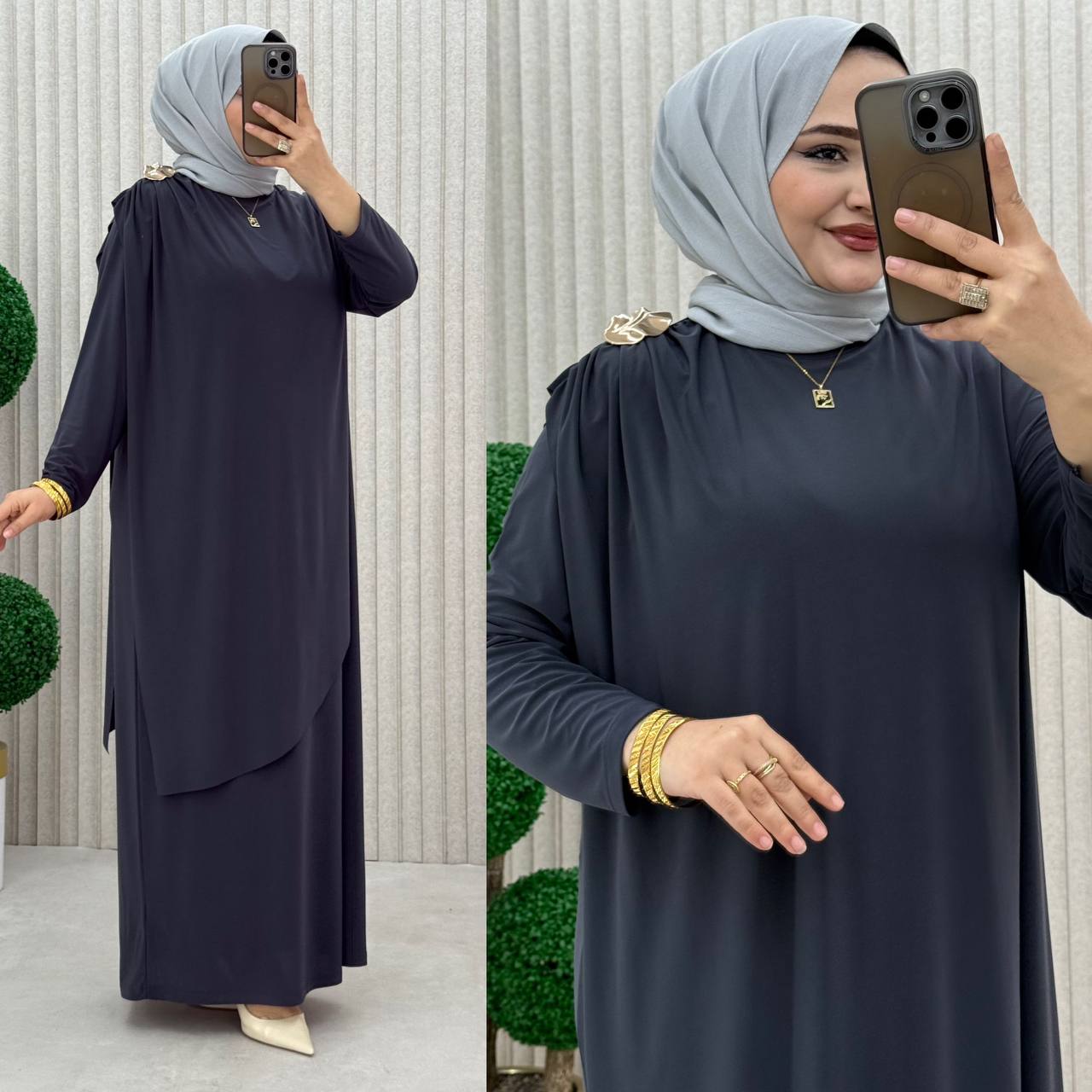 Sapphire Flow Kleid